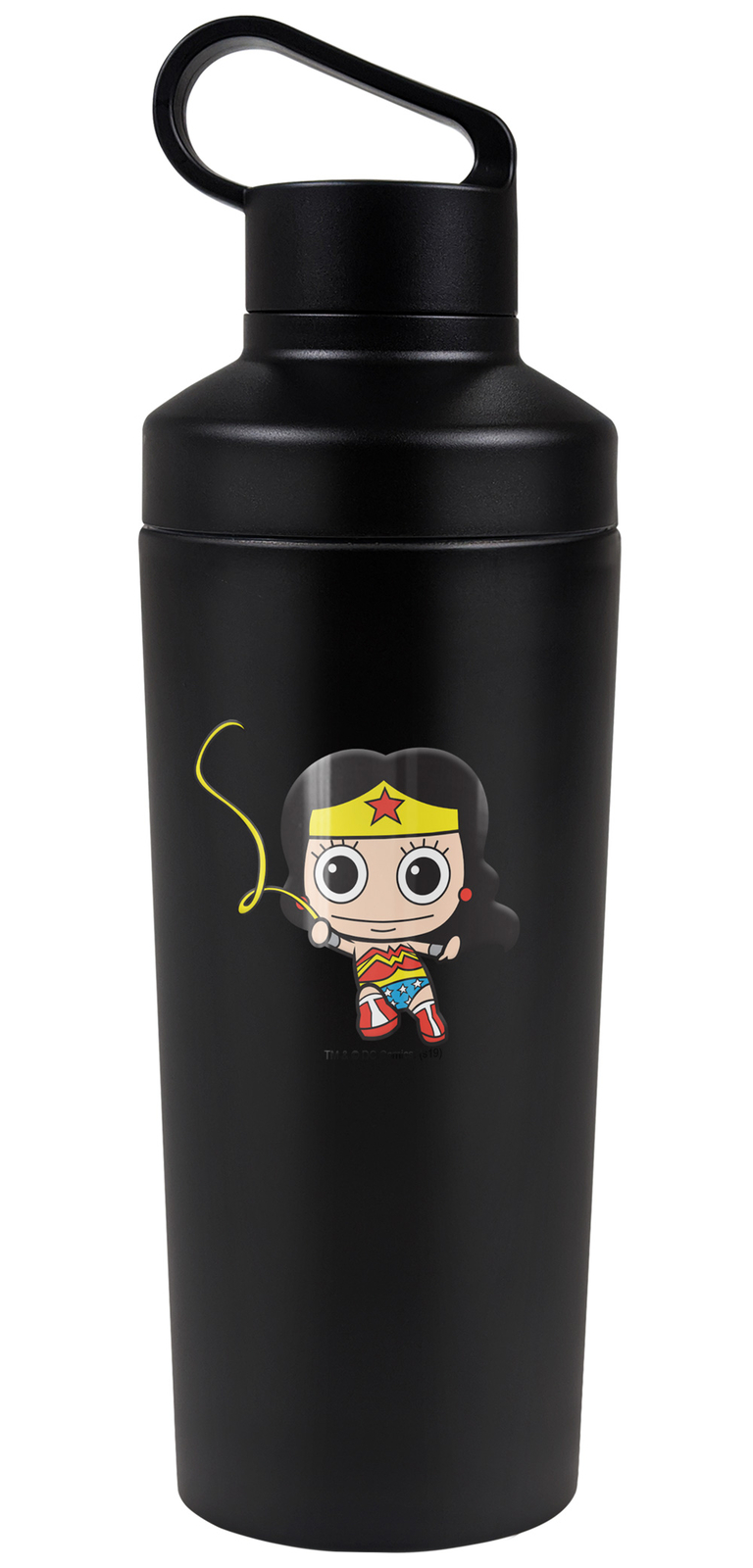 Wonder Woman Cute Chibi Golden Lasso 18oz Insulated Water Bottle