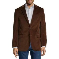 Stafford- Corduroy Stretch Fabric Classic Fit Sport Coat, size: 48 Reg. ,Pecan