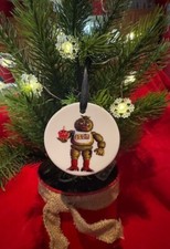 Chica Porcelain Christmas Ornament FNF Five Nights at Freddy Lightweight