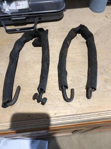 1940's 1950's 1960's Genuine CHEVY TRUCK TAILGATE CHAINS ONLY Pair - Picture 4 of 4