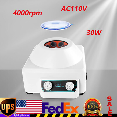 Portable Medical Lab Centrifuge Electric PRP Centrifuge Machine 4000rpm 6x20ml