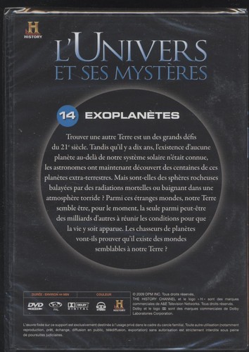 Nuevo DVD Exoplanètes LA Universe Et Su Misterios N º 14 Astronomía Espacio - Imagen 2 de 2