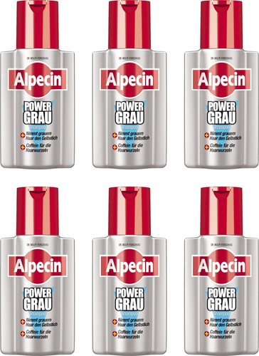 Alpecin PowerGrau Shampoo 6x200 ml