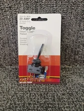 40110 Toggle Switch 20 Amp Single 12VDC (Plastic) Fast Wiring by Calterm