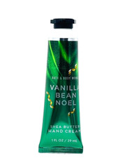 BATH BODY WORKS TRAVEL VANILLA BEAN NOEL SHEA BUTTER HAND CREAM 1 FL OZ NEW