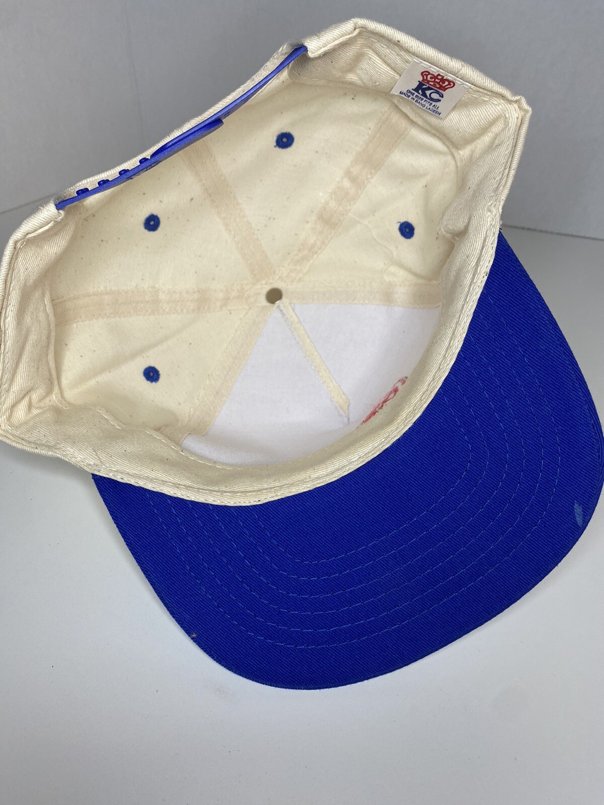 Vintage Red, White & Blue Kane County Fair Hat Cap NO… Gem