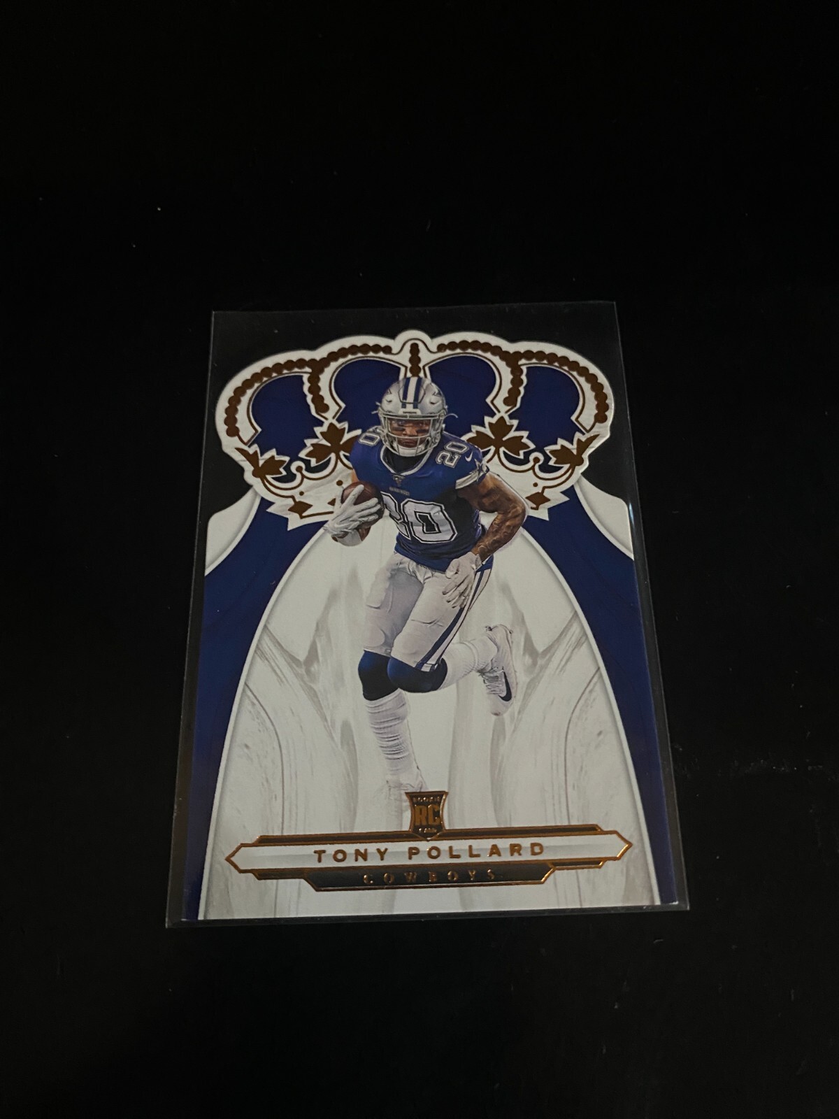 Tony Pollard 2019 Panini Chronicles Crown Royale RC Cowboys CR-6