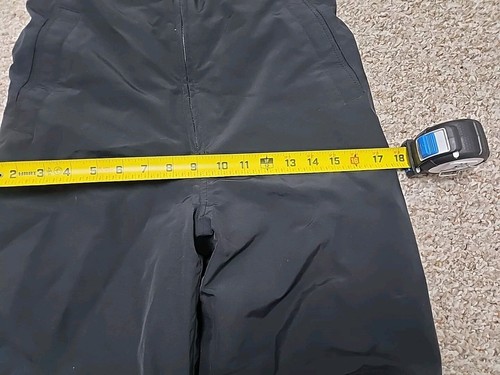 Lands End Snow Pants Grow A Longs Size 12 Black Kids Unisex Bib Overall Ski - Picture 17 of 19