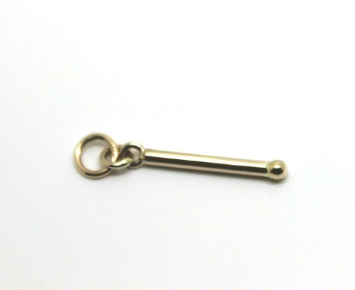 Kaedesigns New Genuine 9ct 9k 375 Yellow Gold Bar Pendant / Charm - Free Post - Picture 9 of 16