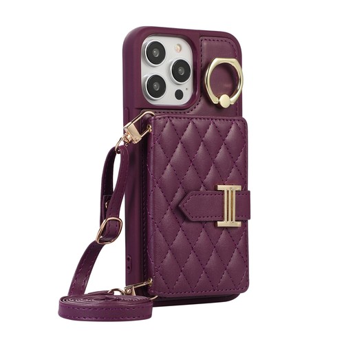 Para iPhone 16Pro Max 15 14 13 11 X 8 7 Bandolera Cuero Anillo Soporte Tarjeta Estuche - Imagen 45 de 87