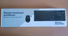 New Open BoxBest Buy Essentials Wireless Keyboard & Mouse With Nano USB Receiver