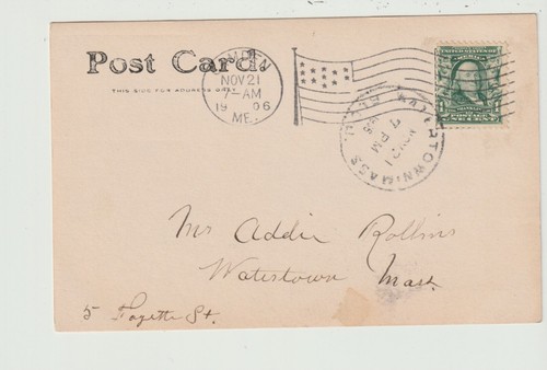 POSTCARD MAIDEN CLIFF CAMDEN MAINE - 1906 - Picture 2 of 2