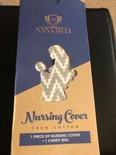 Nana Meli Nursing Cover Breathable Cotton for Breastfeeding NEW
