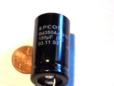 (2pieces) Epcos B43504 - A9157-M 150UF 400V Electrolytic capacitors