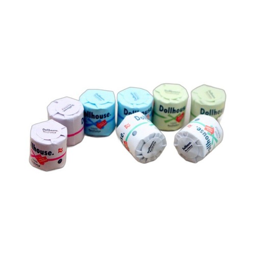 16PC 1/12 Scale Dollhouse Miniatures Accessories Toilet Rolling Paper Groceries - Picture 6 of 14