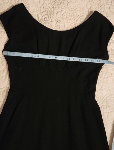Vtg Handmade Red Velvet lined Bolero Jacket w/black lined wool(?) dress, size Sm - Picture 19 of 21
