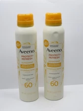 AVEENO SUNSCREEN WEIGHTLESS SPRAY SPF 60 5 OZ DETAILS (LOT 2)