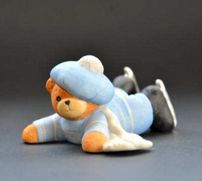 Lucy and Me Bear Enesco Lucy Rigg Ice Skate Sliding Adorable HTF