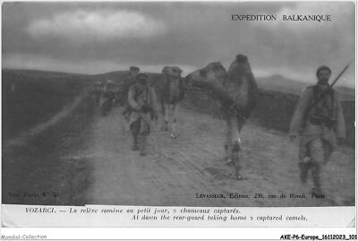 AKEP6-0474-EUROPE - SERBIA - VOZARCI - la rekève au petit jour - 2 camels