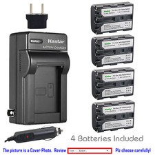 Kastar Battery Charger Sony NP-FM50 NP-FM55H Alpha A100 A100H A100K A100K KIT1