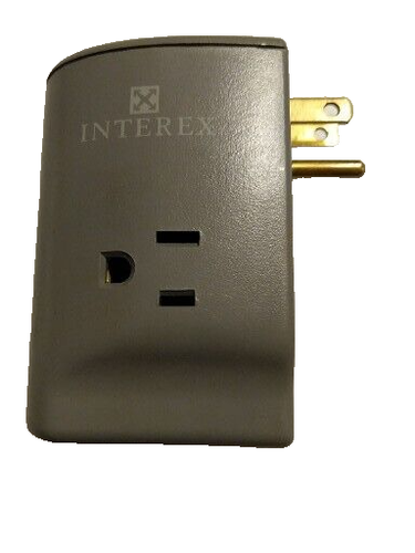 Portable Surge Protector "The Traveler" Gray - 2 Outlet Model # PS5503M - TESTED - 第 1/6 張圖片