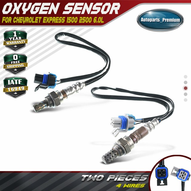 2x Oxygen Sensors For Chevrolet Express 1500 2500 3500