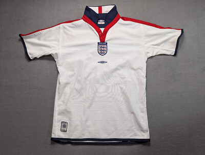 03/05 UMBRO × ENGLAND Reversible Shirts England Umbro 2003/05 home jersey reversible boys size L