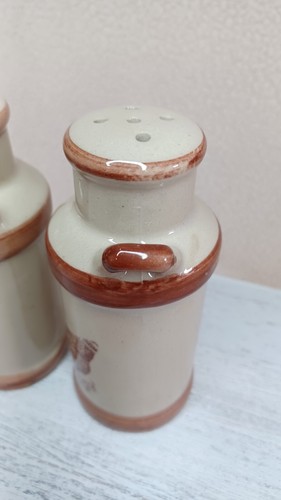 Rooster & Hen Salt & Pepper Shaker Set Stoneware Country Farmhouse Kitchen Decor - Picture 8 of 14