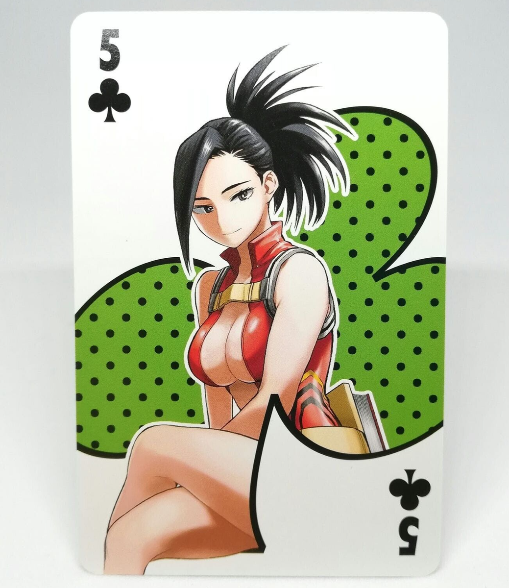 momo yaoyorozu My Hero Academia clover5 playing cards JUMP