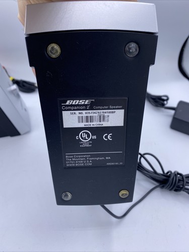 BOSE Companion 2 Multimedia Computer Speakers Series i Silver - Tested Working - 第 7/11 張圖片