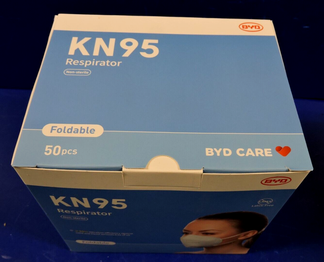 50 pcs BYD Face Mask KN95 Medical Respirator Protective 5Layer