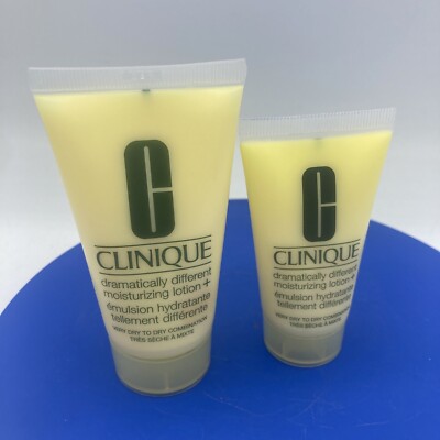 2 Clinique Dramatically Different Moisturizing Lotion + 2.7 Fl Oz Total