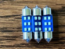 3 New Cool Blue 12v Led Festoon Lamp Light Bulbs 13v De3022 For Sony Qty