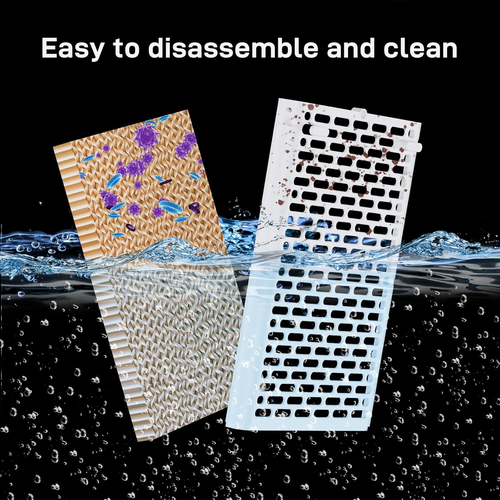 Portable Air Conditioners, Evaporative Air Cooler, Portable AC Cooling Fan W/ 3 - Picture 7 of 9