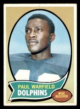 1970 Topps Football #135 Paul Warfield PR