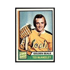 Ted McAneeley 1974 Topps #148 Hockey Cards Hockey Card EX