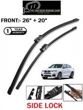 For BMW X4 F26 2014 to 2018 Windscreen Wiper Blades Front Set 26" 20" Brand New