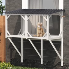 Cat Window Perch for Large Indoor Cats - for Sunbathing, Napping  Overlooking