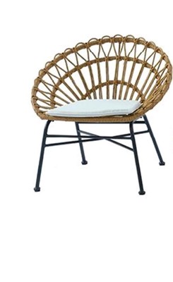 2 STÜCK RATTANSTUHL SONNE ESSZIMMERSTUHL GARTEN RETRO DESIGN NEU MEGADEAL