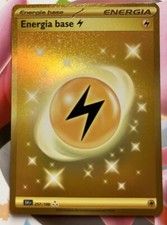 Carta Pokemon ENERGIA BASE LAMPO 257/198 GOLD SCARLATTO e VIOLETTO ITA NEAR MINT
