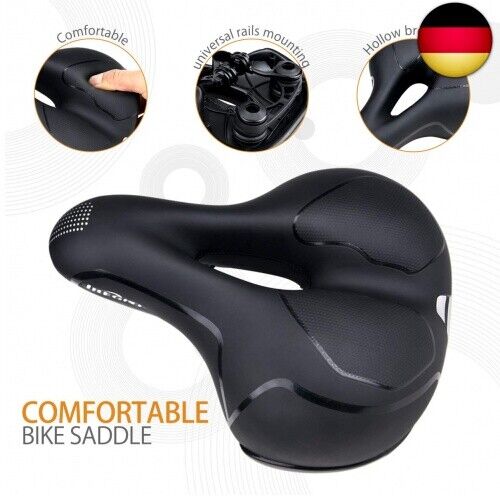 Fahrradsattel Herren Damen Bequem Weich Gel Fahrrad Sattel Ergonomisch - Bild 3 von 7