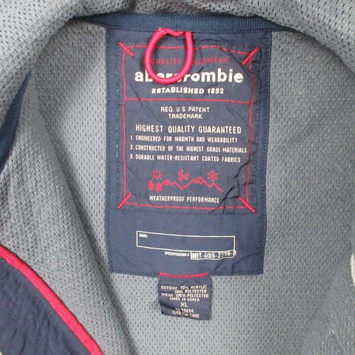 Vintage Abercrombie & Fitch Vest Mens Extra Large Beige Sherpa Fleece Hiking - Picture 4 of 10