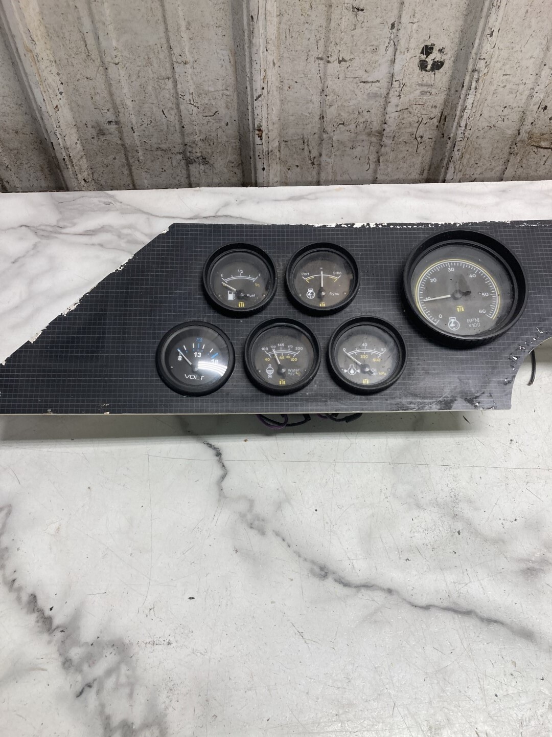 87 Sea Ray 270 Boat gauge gauges dash panel instrument eBay