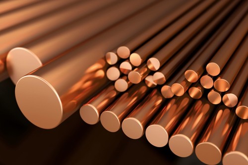 C14500 ALLOY 145 TELLURIUM COPPER BLANK ROUND ROD (.375") 3/8" DIA X 12" - Picture 1 of 5