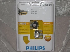 Philips HDMI DVI Conversion Cable Video HDTV 24K DVD 6 ft. NEW!