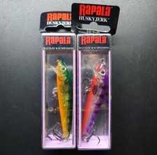 2 Set Rapala husky jerk 8 Old Lure Ship From Japan