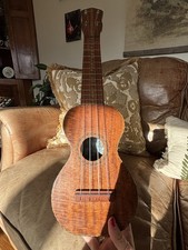 Vintage 1920s Hawaiian Koa Ukulele P. Mico Pre-War Solid Wood Martin Style