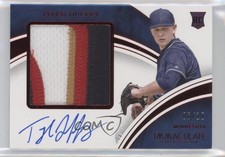 2016 Panini Immaculate Rookie Premium Red 6/10 Tyler Duffey Patch Auto 0q5