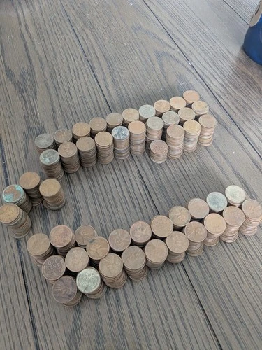 Random Lot of 1000 Lincoln Wheat Cents Mixed Dates Ranging 1930s -50s