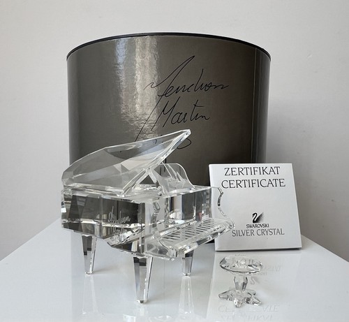 Swarovski Grand Piano with Stool 174506 Piano & Box Signed by Designer -Mint Box